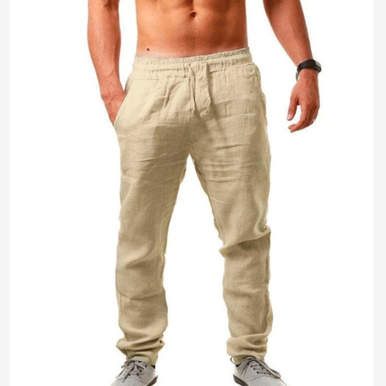 Pantalons de sport décontractés en coton respirant Hip-Hop pour hommes