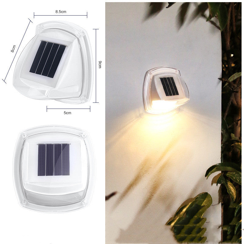 Outdoor Solar Couryard Petit mur lampe Jardin Imperméable Rail Lampe de Garde Accueil Villa Wa