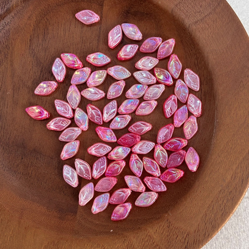 Perles lisses en acrylique bitones foncées
