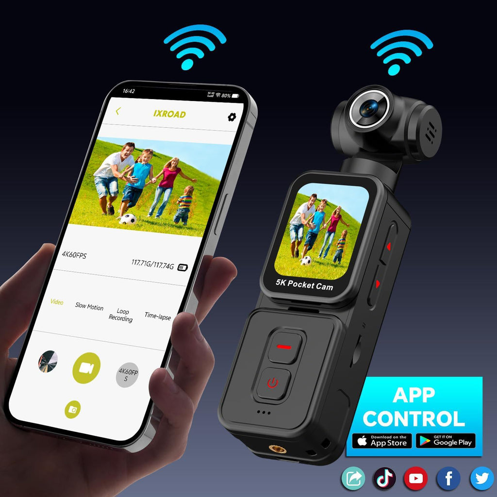 Enregistreur DV de poche pour appareil photo de poche à écran tournant