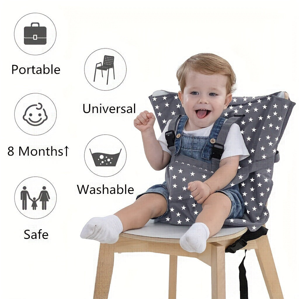 Ceinture de sécurité Dining Chair Sac de sécurité Ceinture de siège Siège de transport Portable Haute Cha