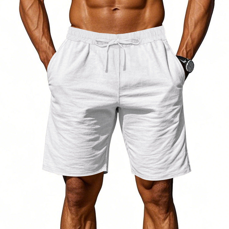 Short homme Summer Thin Beach Casual Loose Short cinq points Homme's Outer Wear
