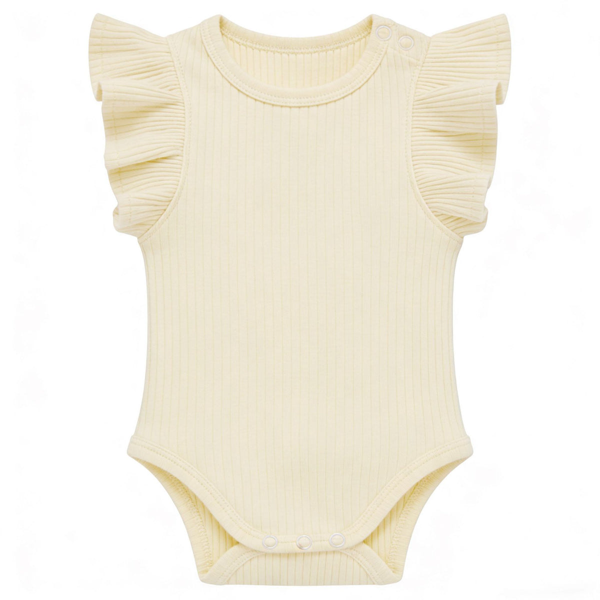 Bébé Romper tricoté à côtes