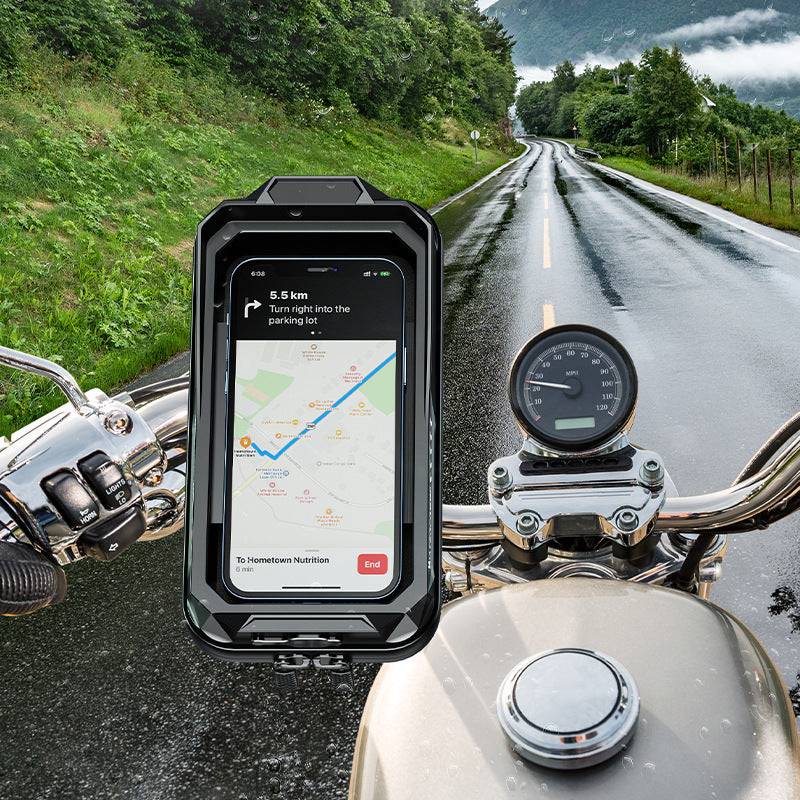 Moto Waterproof Handlebar Riding Navigation Bracket