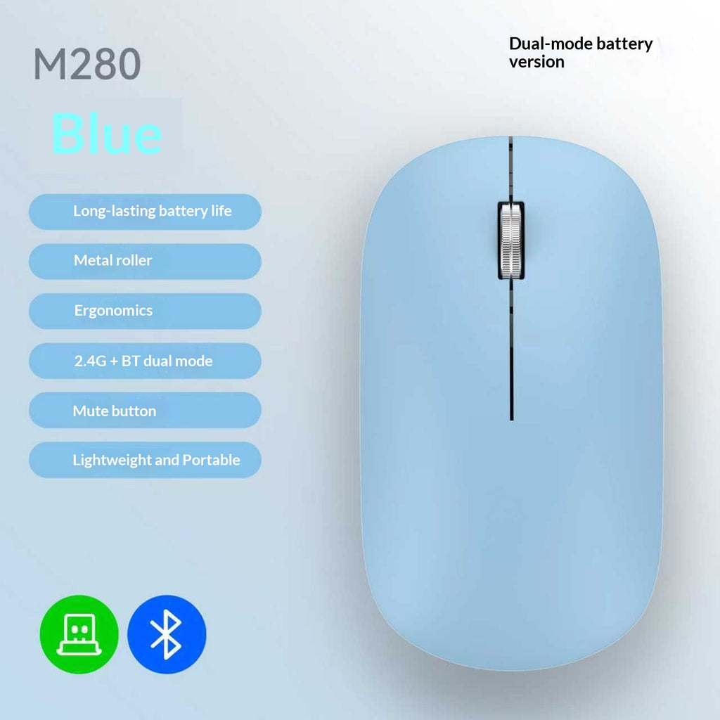 Souris sans fil bimode Bluetooth ultra-mince