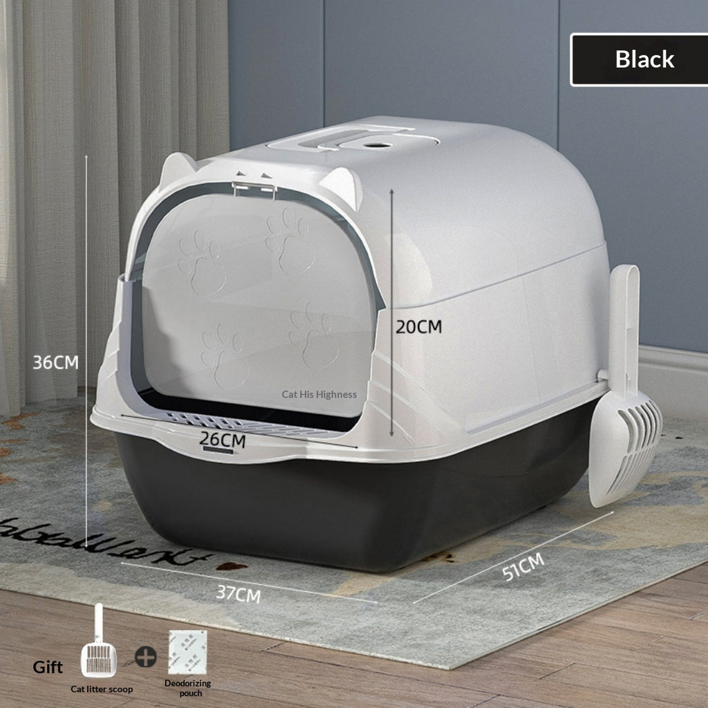 Boîte à litière pour chats extra-large