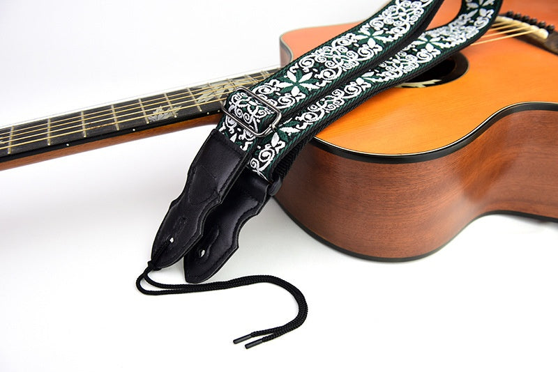 Bracelet pour guitare Folk Guitar Leather Electric Guitar Personnalité Guitare en bois Bracelet pour épaule