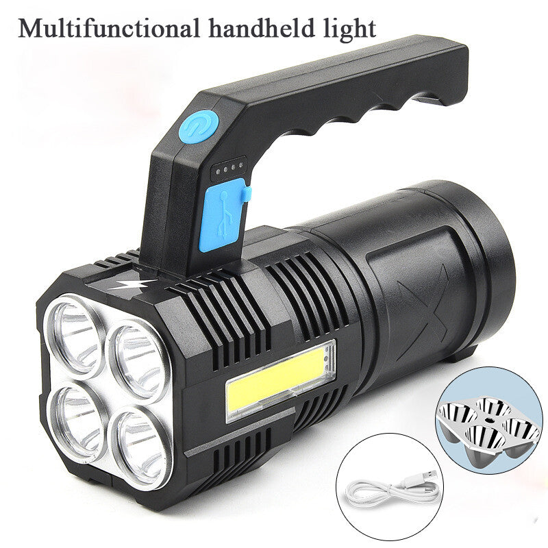 Super Bright 12000000LM LED Spotlight Handheld Camping Searchlight Torch