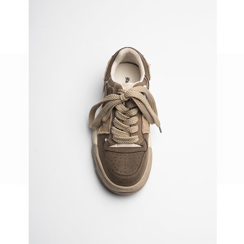 Chaussures vintage en cuir polyvalent pour hommes