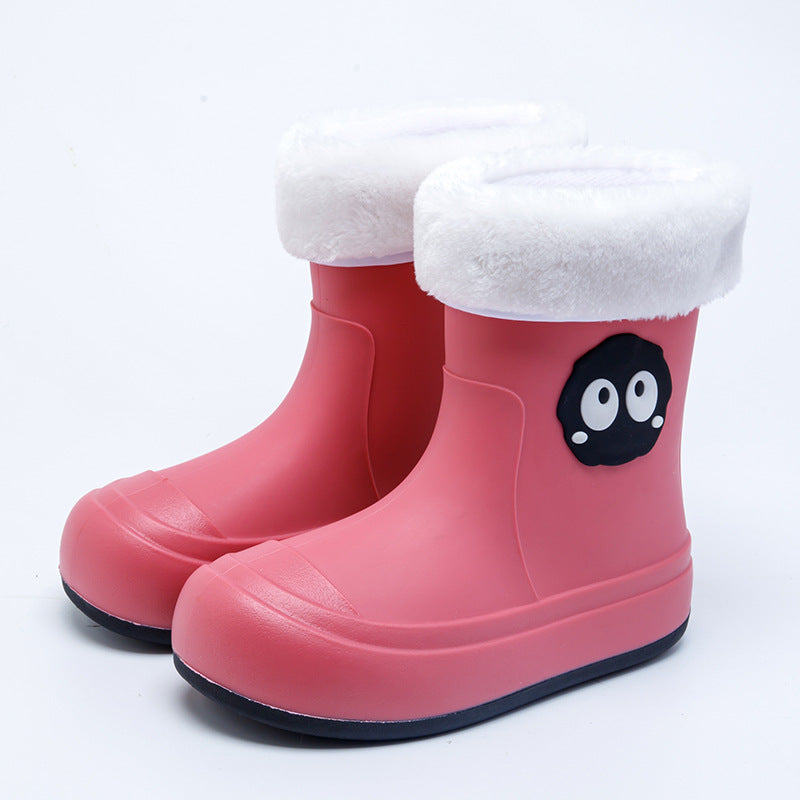 Bottes de pluie cartoon coréenne mignonnes Femmes non-dérapant