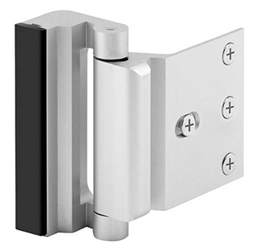 Child Safety Reinforced Door Lock with 3-inch Stop Aluminum Alloy Hinge Upgrade Night Lo