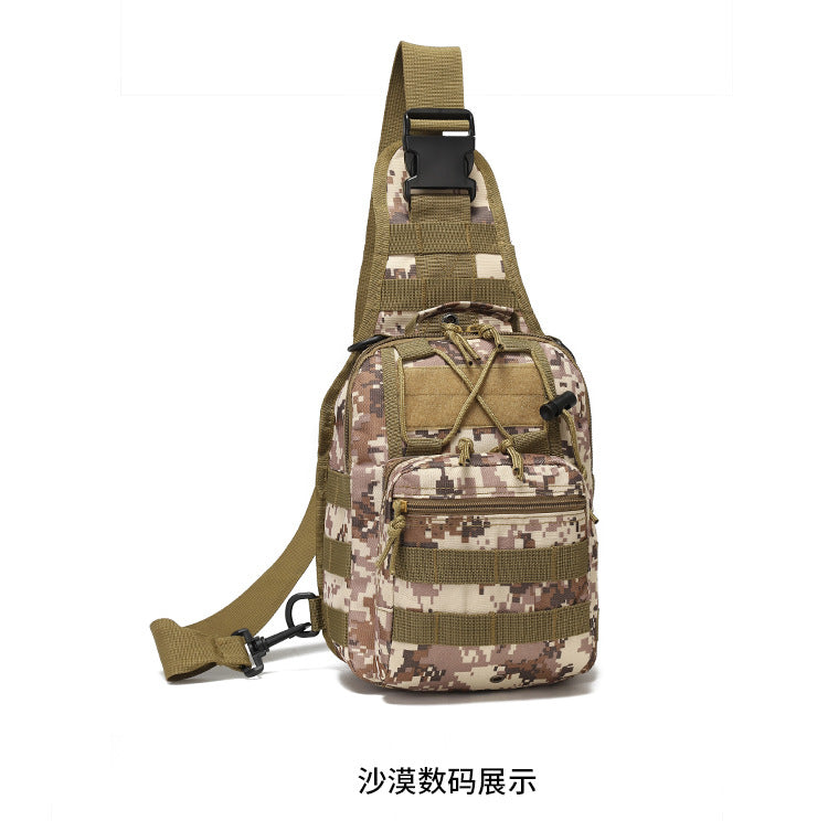Sac à vélo Oxford Cloth Camouflage Sports de plein air Petit coffre Pannier Sac