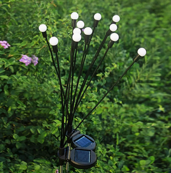 Double-mode Extérieur Solar Pneumatic Couryard Jardin Atmosphère pelouse Respirer FeuFly Groun