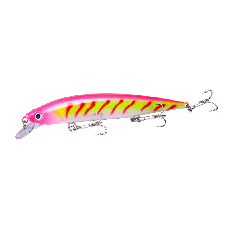 Bâton de lure 14cm de long jet de plomb bloc flottant d'eau Minnow