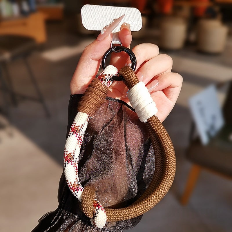 Portable de voyage extérieur Tag Woven Téléphone Lanyard