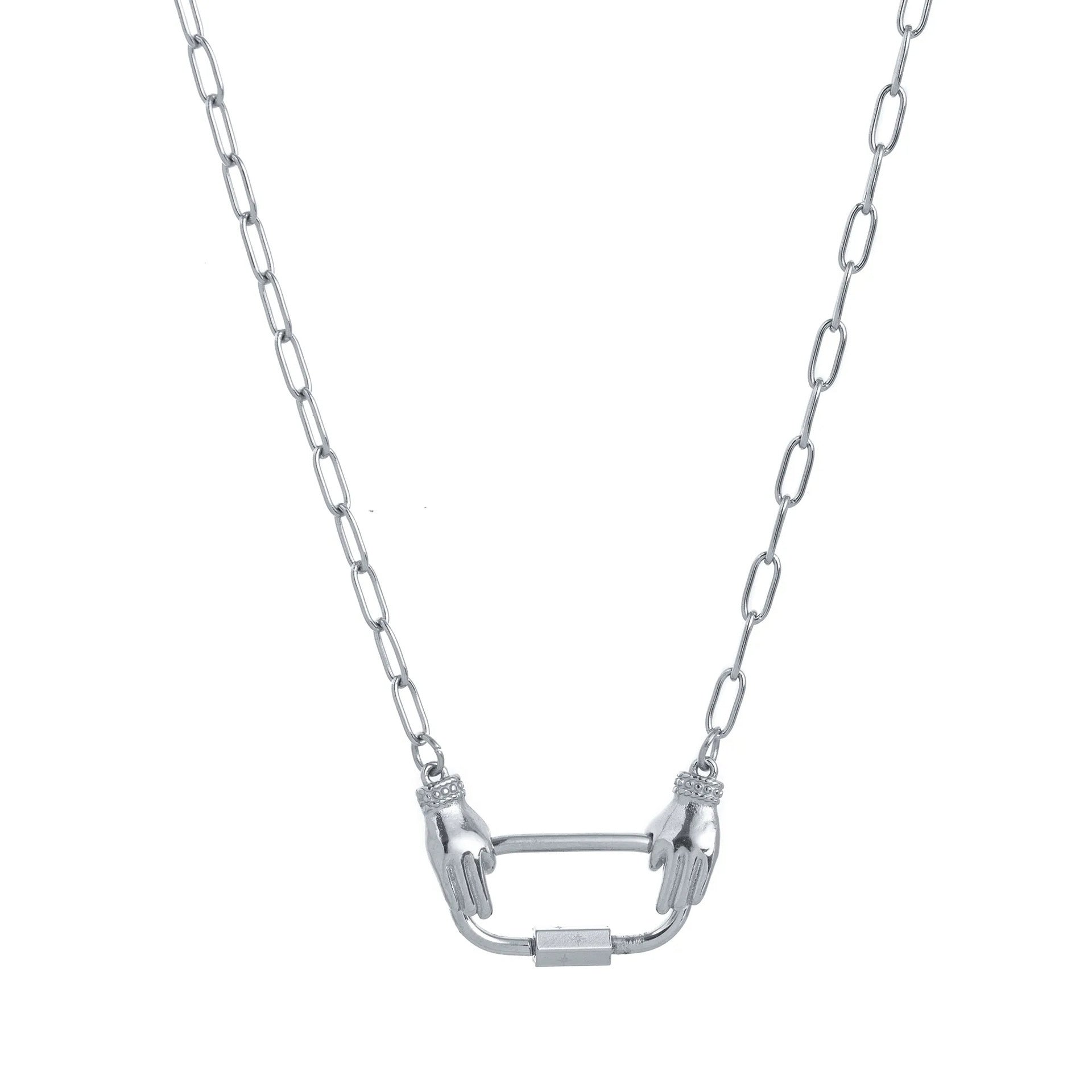 Série Animal Collier de pendentif de bricolage à long style chat