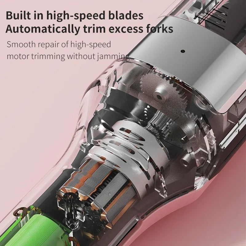 Coiffures Trimmer Split Deleter Dry endommagé Brittle Professional Automatic Trim Split Pour
