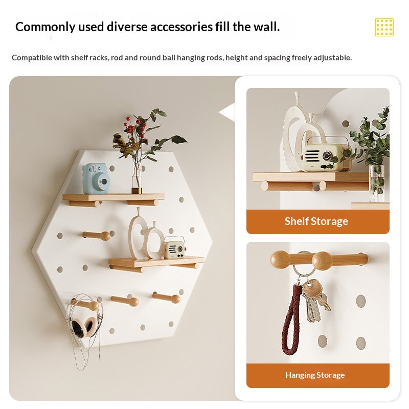 Table de suspension décorative pour murs de pegboard