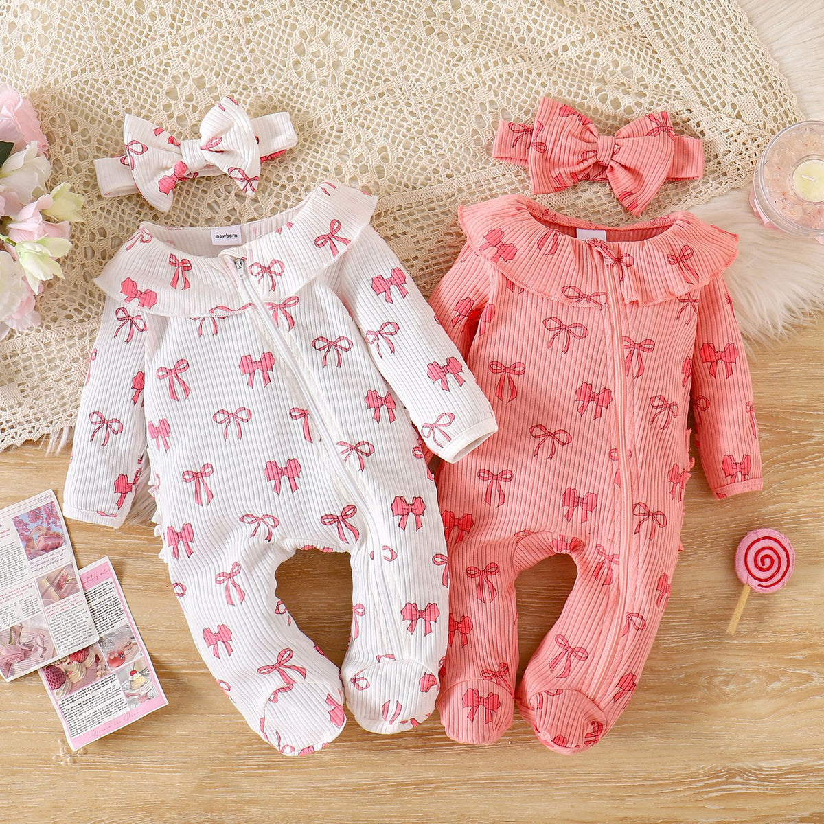 Long sleeve baby romper
