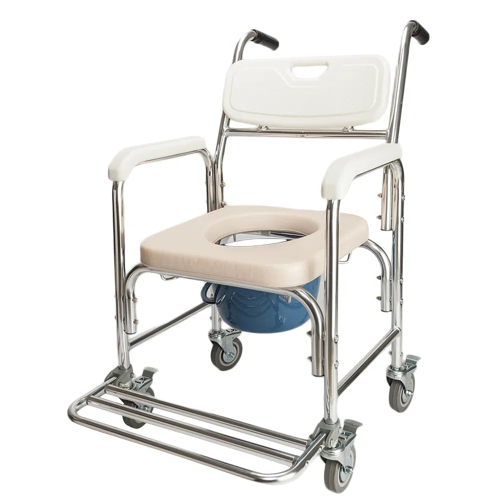 4 en 1 Aluminium multifonctionnel Personnes âgées Personnes handicapées Femmes enceintes Commode Chaise
