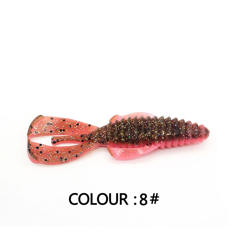 Simulation de lure appât doux 8cm Tackle de pêche
