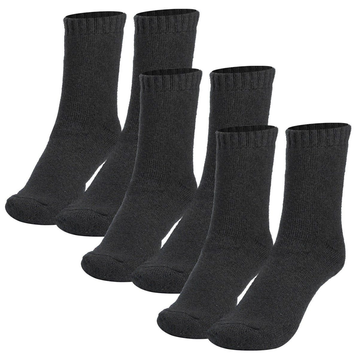 3 Options de couleur -- 3 paires hommes Chaussettes chaudes en laine Soft Cozy Chaussettes thermiques d'hiver pour les hommes