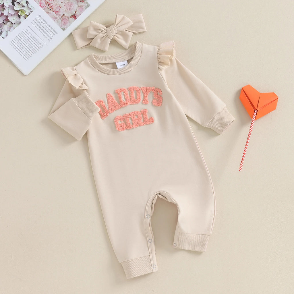 Mignon et doux floral Crawling and Growing Romper