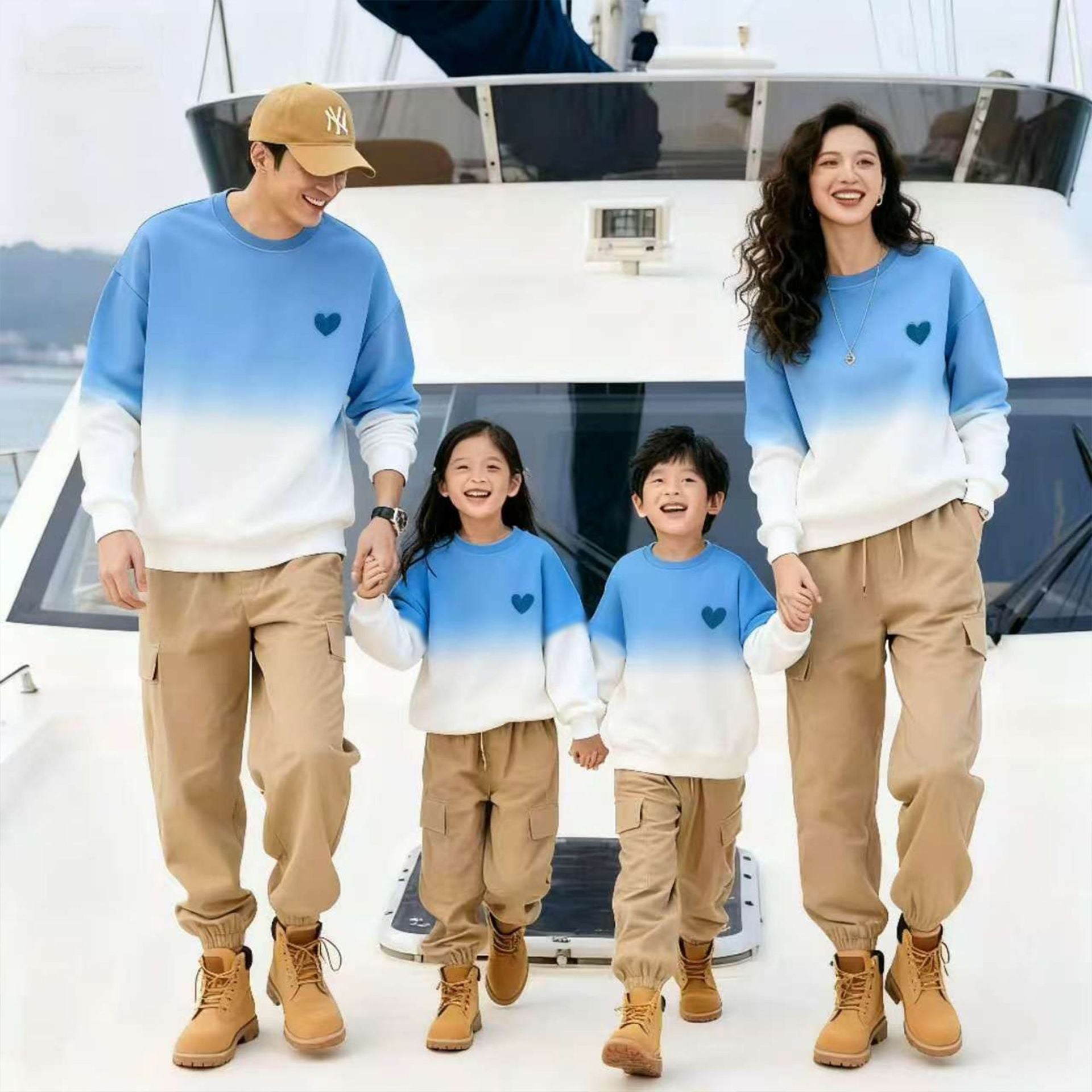 Sweat-shirts d'automne co-ord pour les parents et les enfants