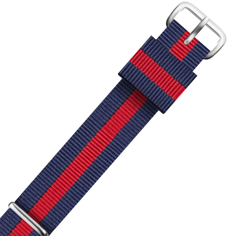 Bracelet de montre en nylon DW avec boucle tissée et bande de toile
