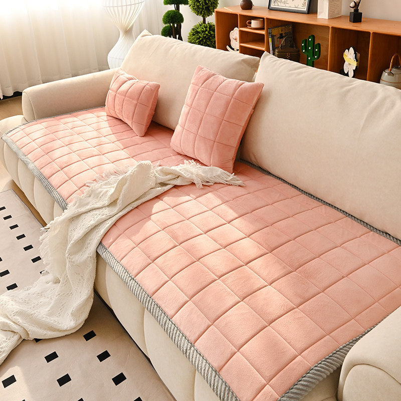 Coussin de canapé haut de gamme de style crème