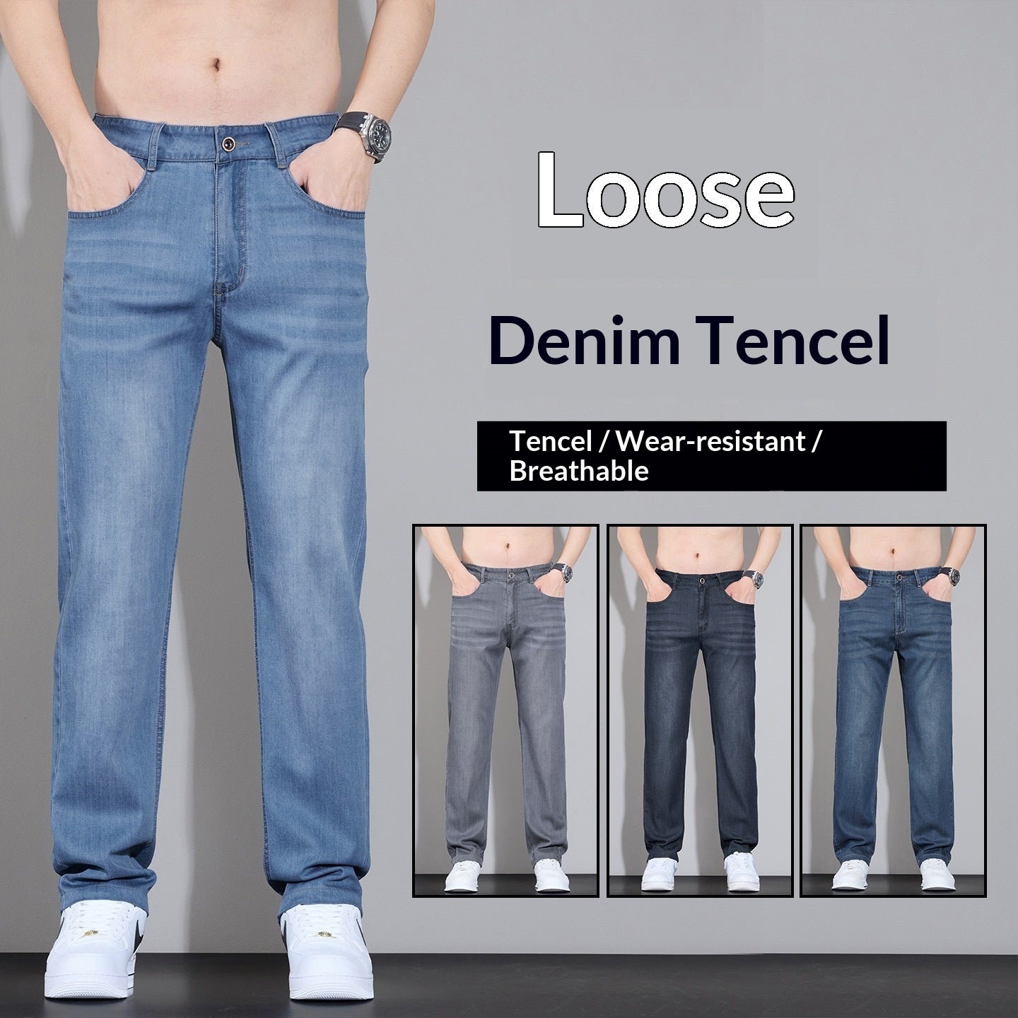 Pantalons à bourrelet à bourrelet rigide pour hommes