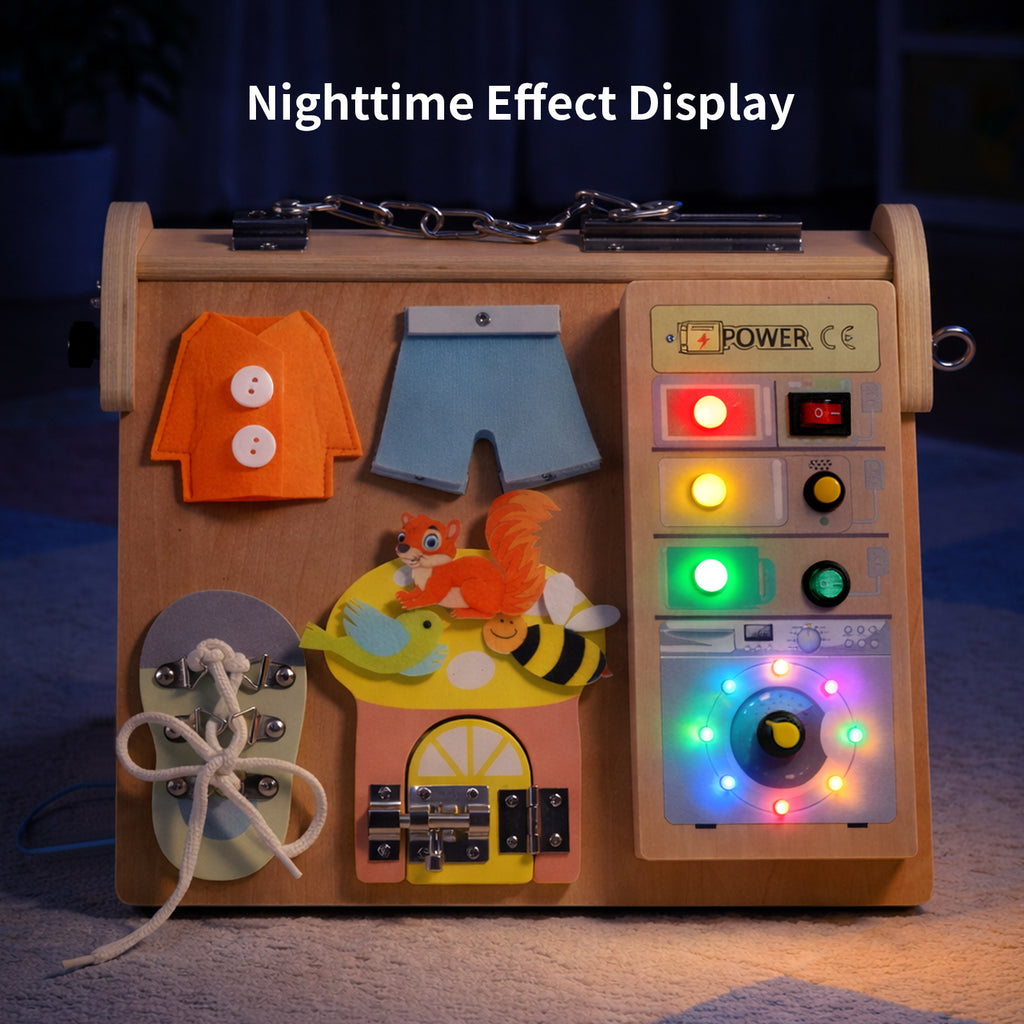 Busy Board Busy Light Button Jouet d'éducation précoce