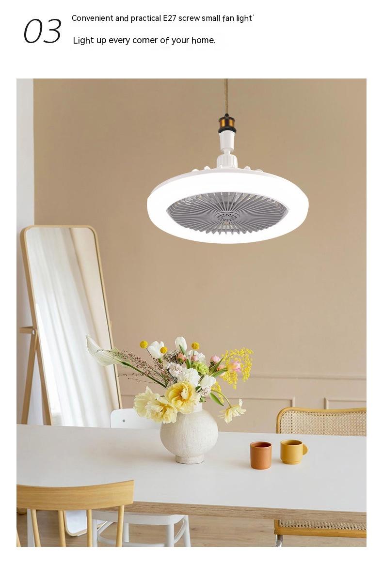 Télécommande E27 Vis réglable chambre à coucher aromathérapie Petit ventilateur lampe