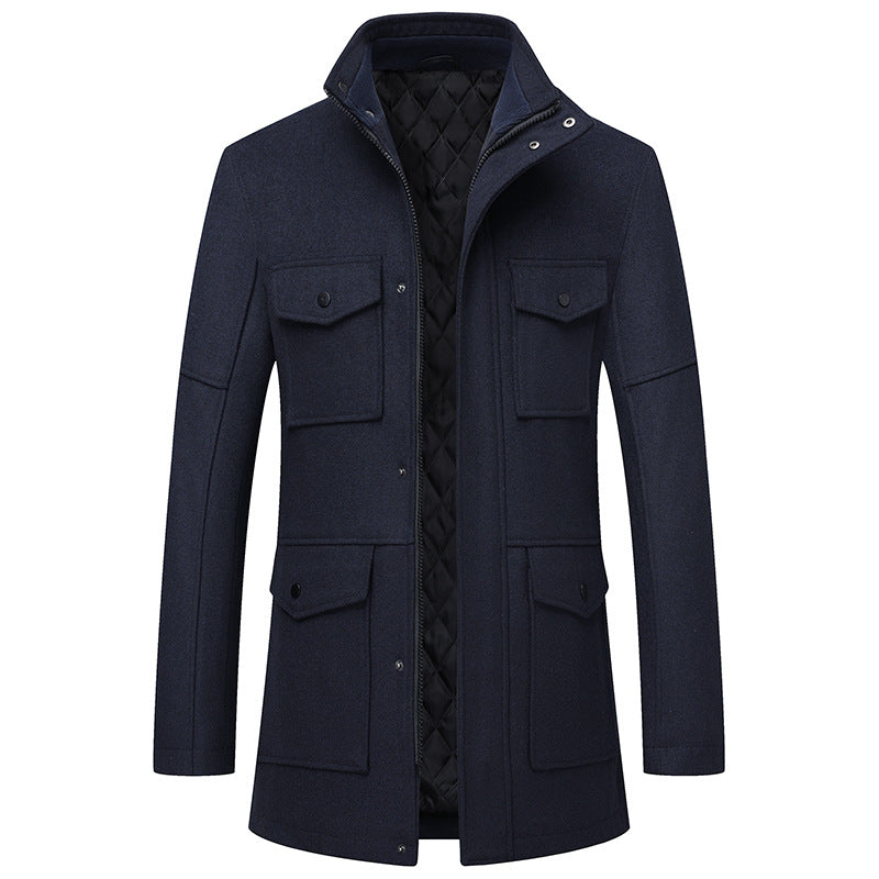 Manteau de laine pour hommes