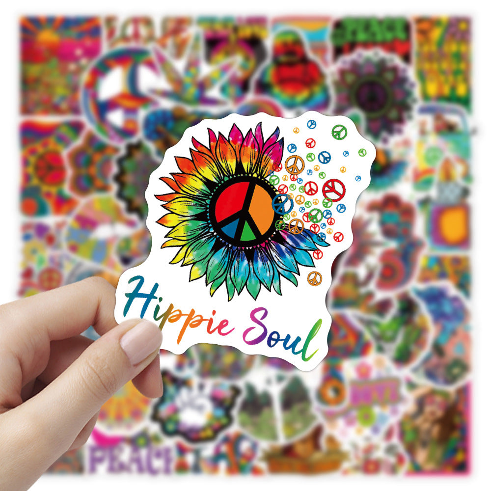Personnalité Doodle Suitcase Notebook Suitcase Skateboard Auto Sticker