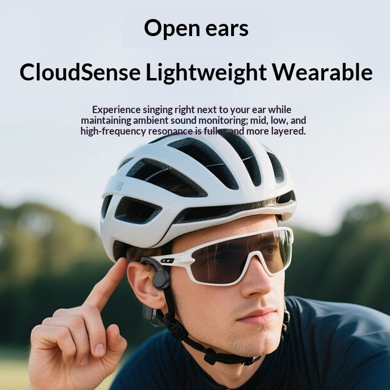 True Bone-conduction Bluetooth casques avec une durée de vie ultra longue de la batterie