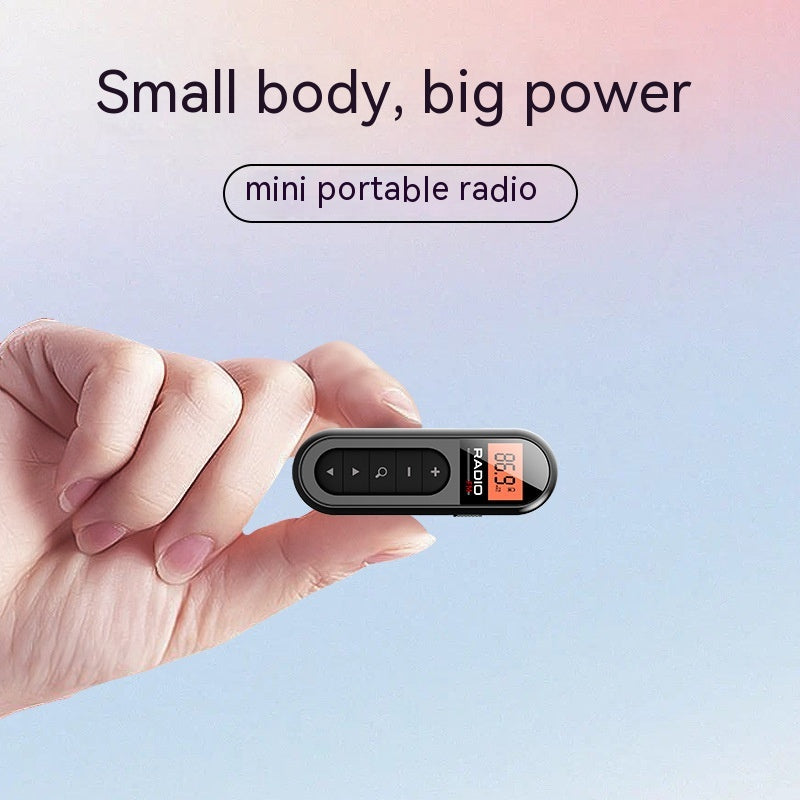 Radio Mini rechargeable avec clip