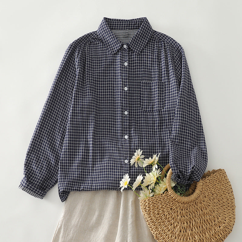 Blouse pour femmes minces double couche