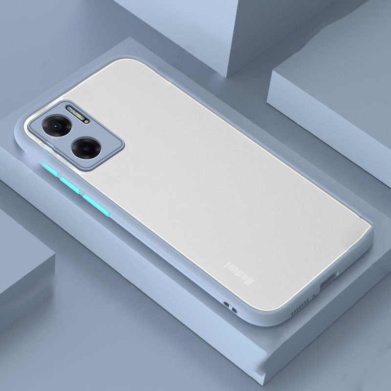 Boîtier de téléphone en couleur solide transparent