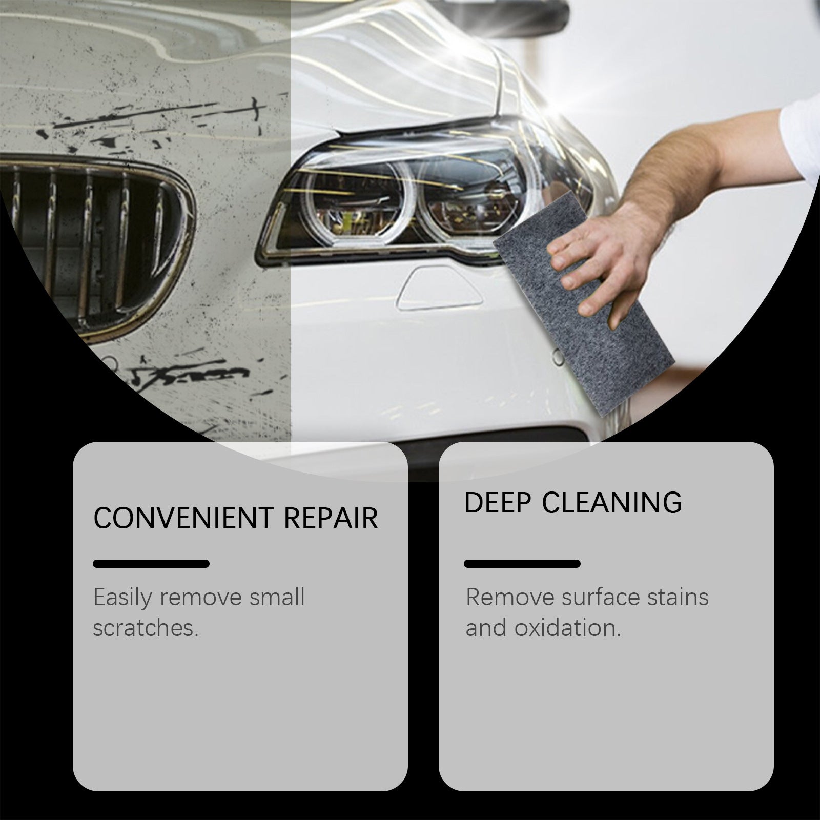 Nano Cloth Car Scratch Repair Cream Kit