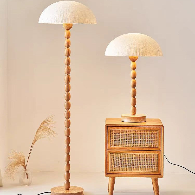 Lampe de sol en bois massif de style américain pour la chambre ou l'étude