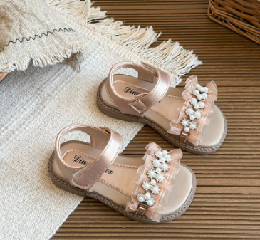 Été Arrivée Filles' Mode Strass Princesse Chaussures