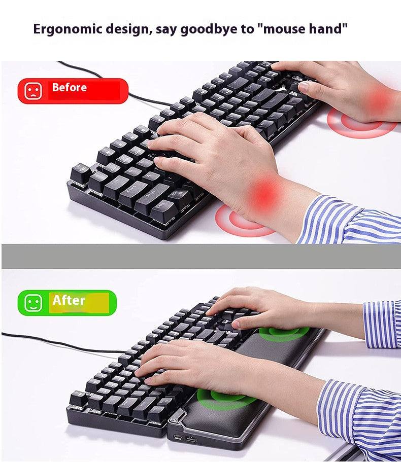 Support de clavier RGB Wristband High Rebound Support de clavier de machines lumineuses