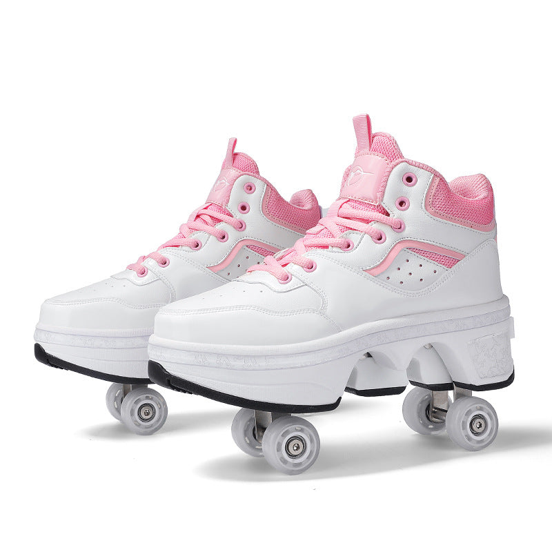 Patins à roulettes rétractables féminins