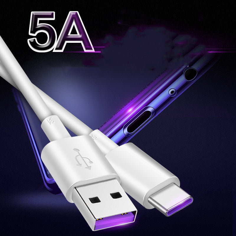 Câble de données de type c 1 mètre 5A Charge très rapide