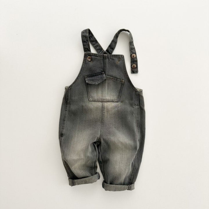 Garçons et filles Petits et plus âgés Retro Jeans Douces Une pièce Casual