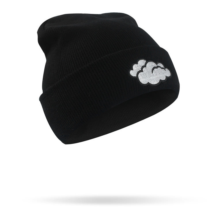 Mode Fashionmonger Hip Hop Woolen Cap Créatif temps Broderie Chapeau tricoté