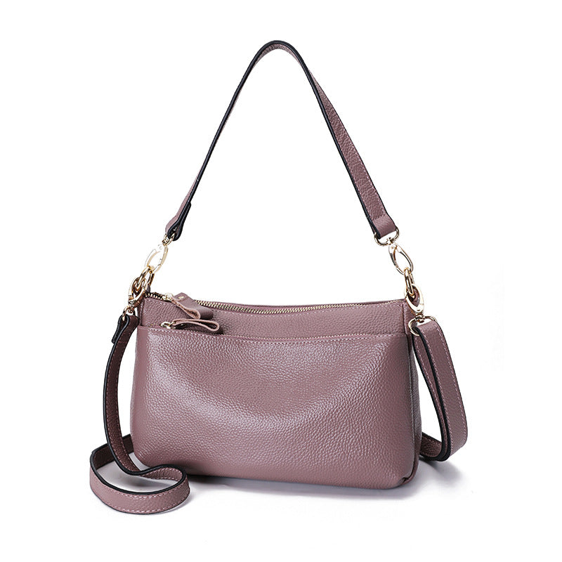 Sac de cow-hide à grains entiers pour femmes