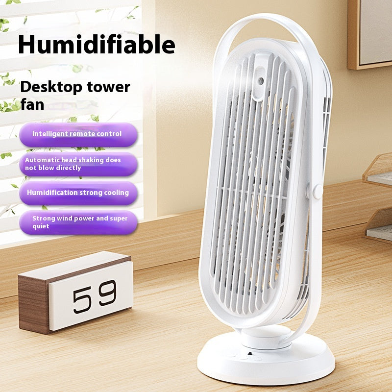 Shaking Head Spray Bureau Bureau Éventail de tour USB Maison Grand ventilateur à vent