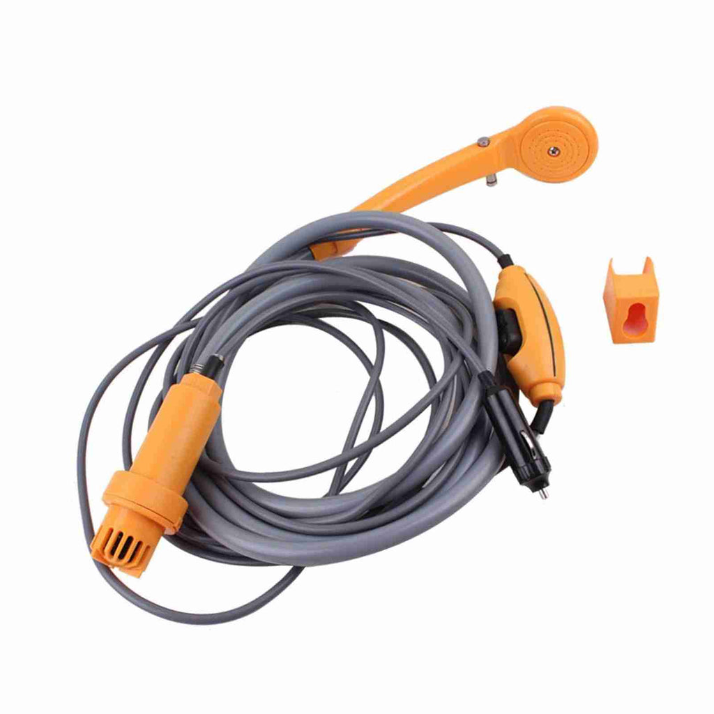 Portable Camping Douche Débit d'eau réglable Vaporisateur de douche extérieure étanche 2,5 L/min